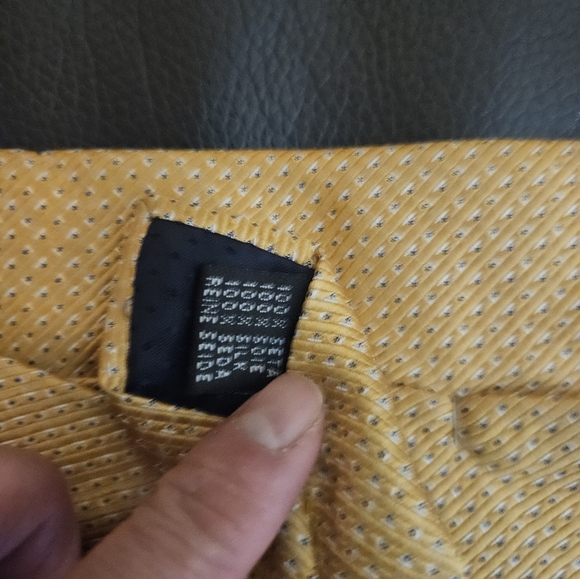 Venezia yellow silk tie - Picture 4 of 5